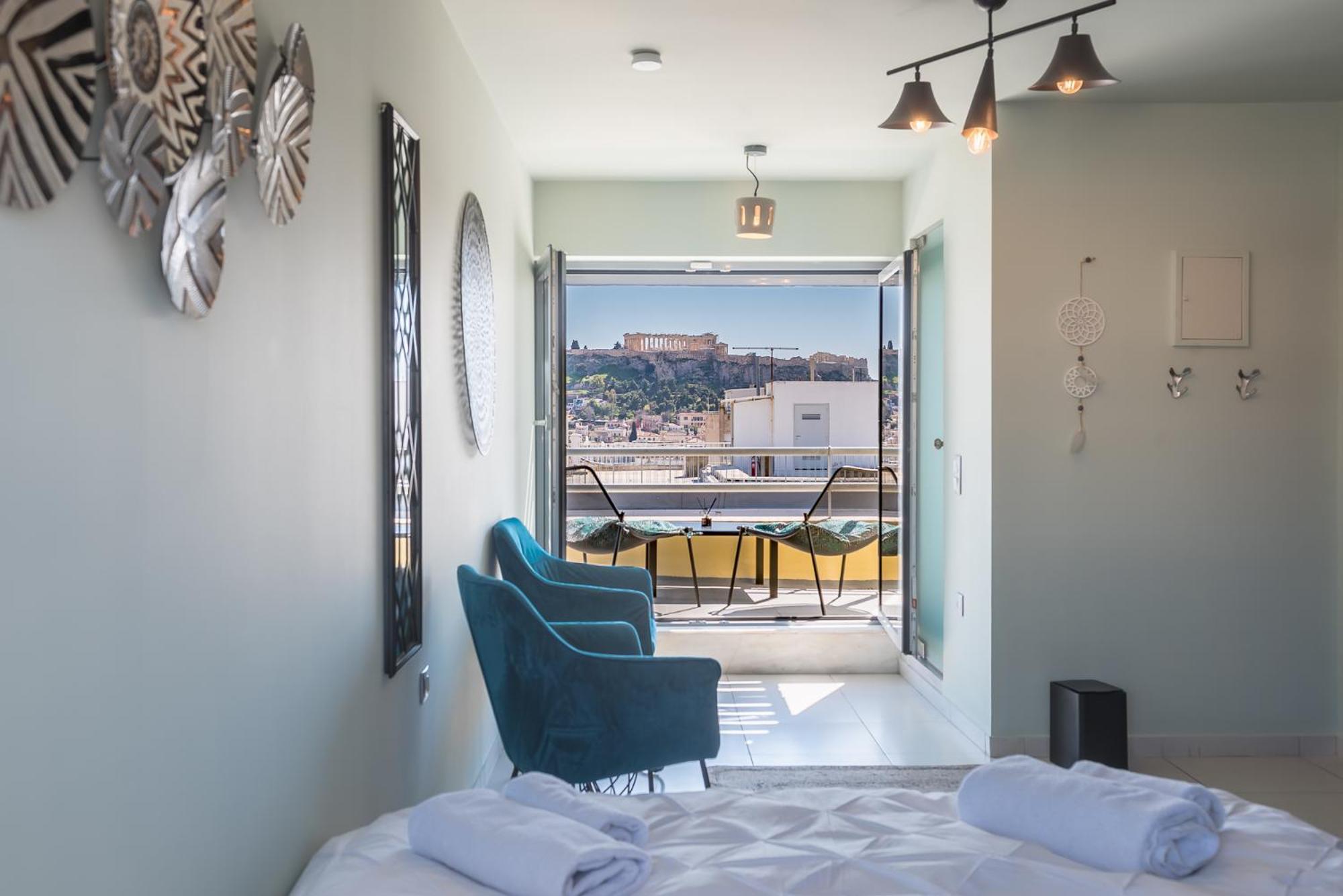 Acropolis View Mini Sky Suite & Hot Tub Афины Экстерьер фото