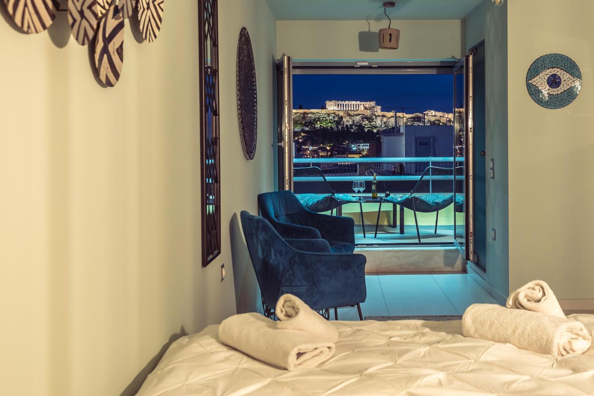 Acropolis View Mini Sky Suite & Hot Tub Афины Экстерьер фото