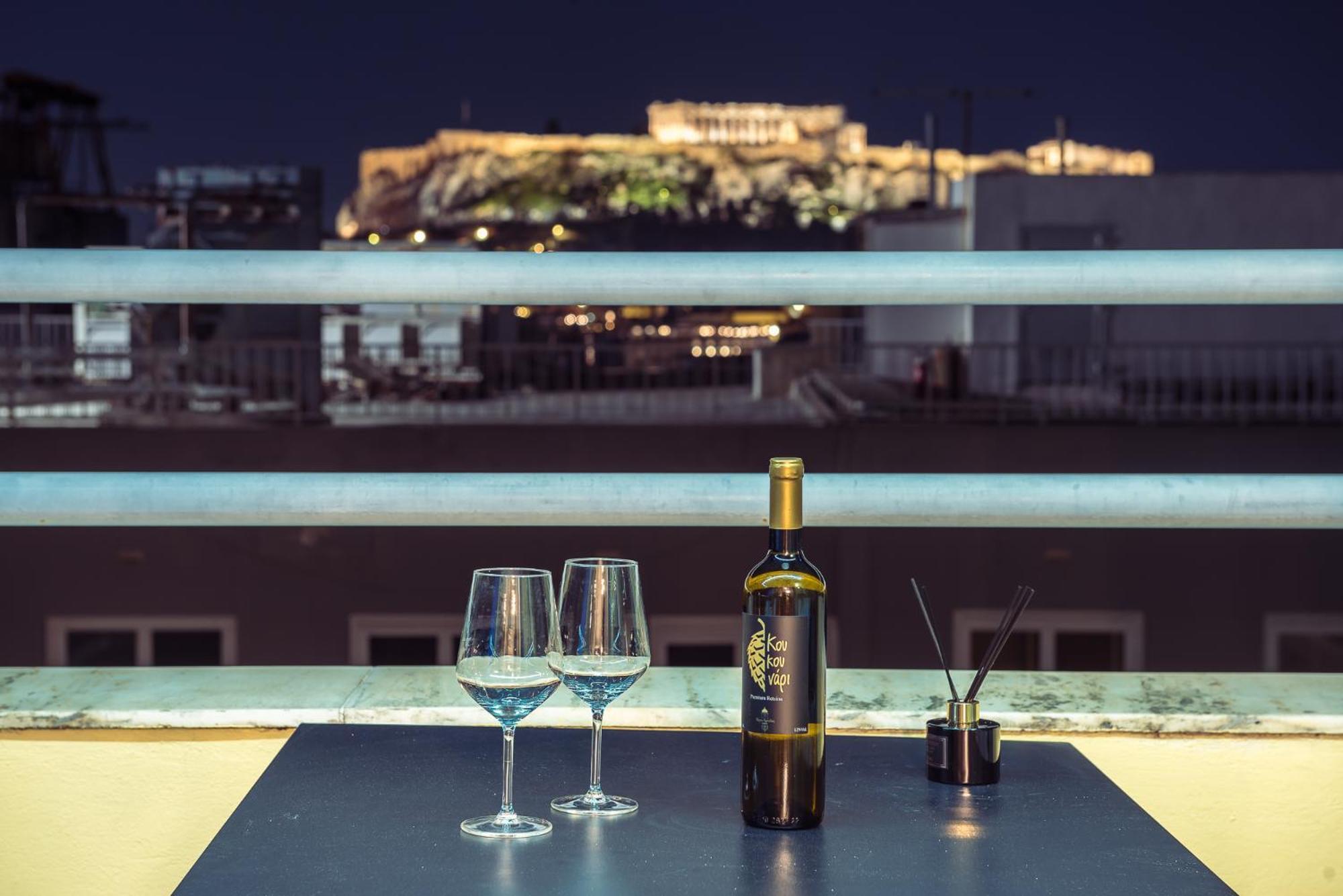 Acropolis View Mini Sky Suite & Hot Tub Афины Экстерьер фото