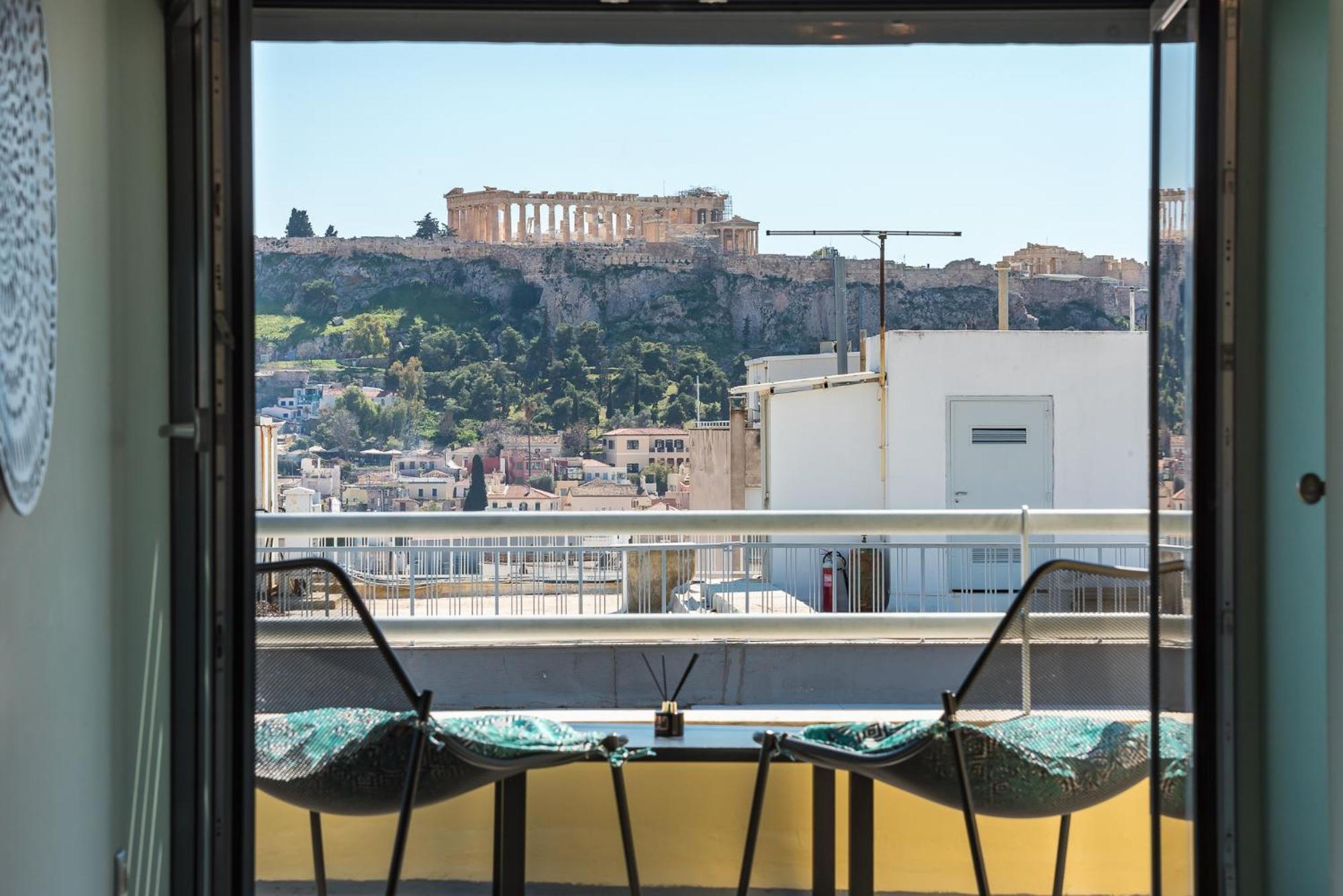 Acropolis View Mini Sky Suite & Hot Tub Афины Экстерьер фото
