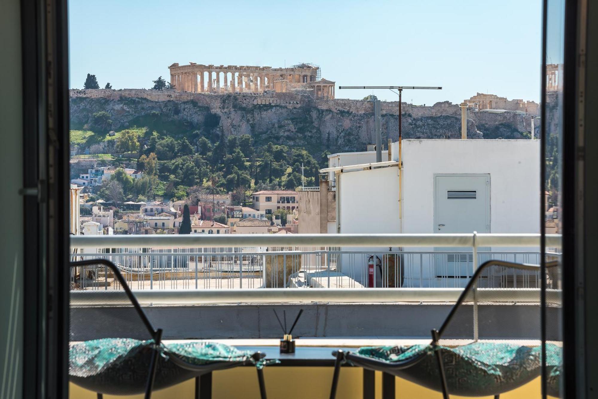 Acropolis View Mini Sky Suite & Hot Tub Афины Экстерьер фото