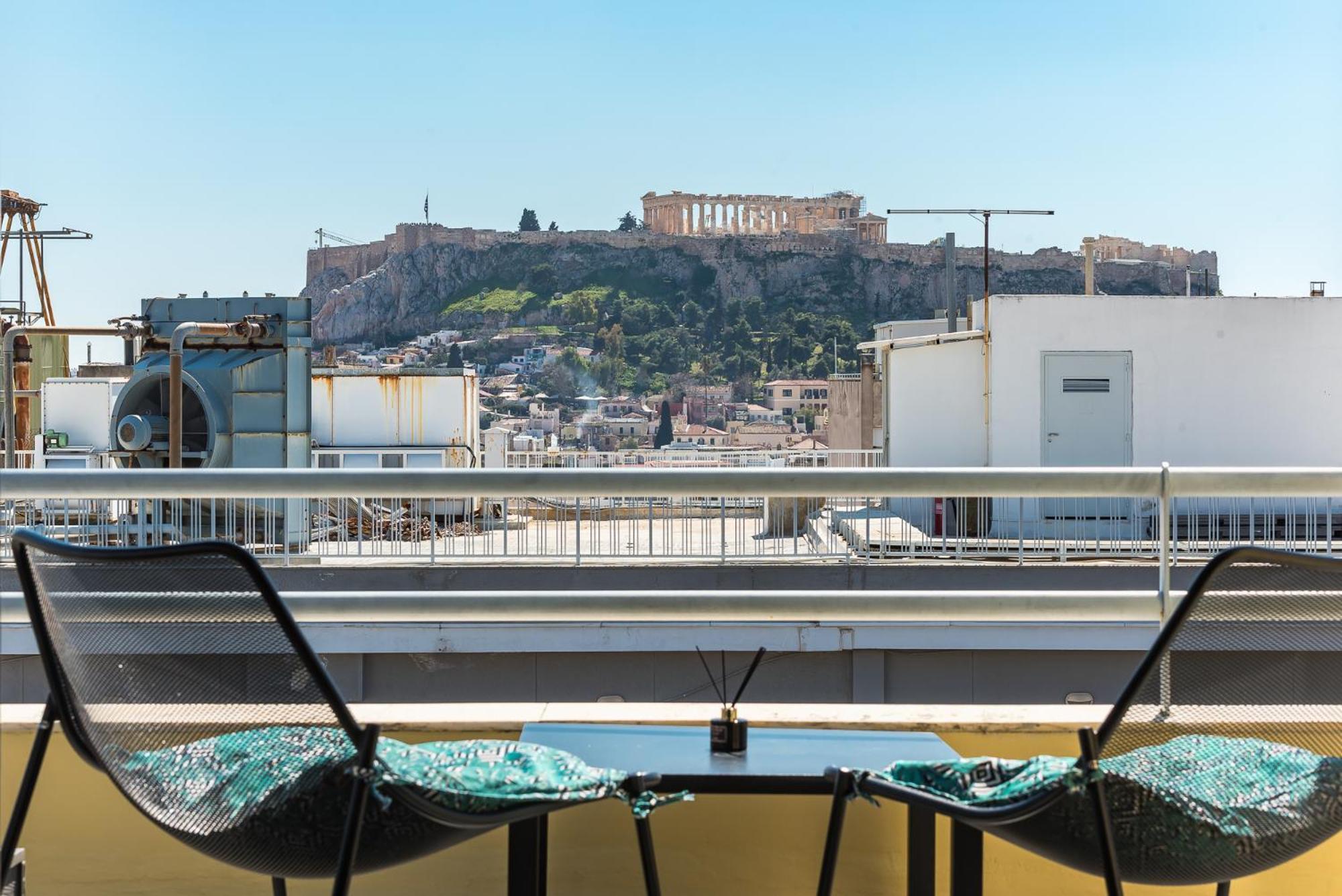 Acropolis View Mini Sky Suite & Hot Tub Афины Экстерьер фото
