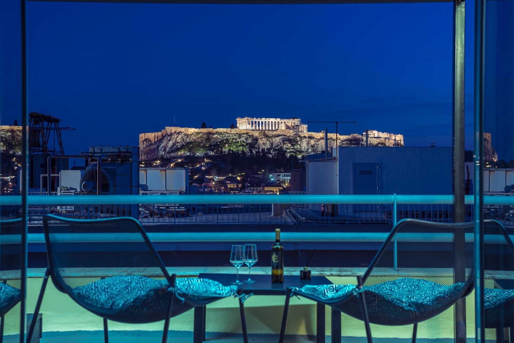 Acropolis View Mini Sky Suite & Hot Tub Афины Экстерьер фото