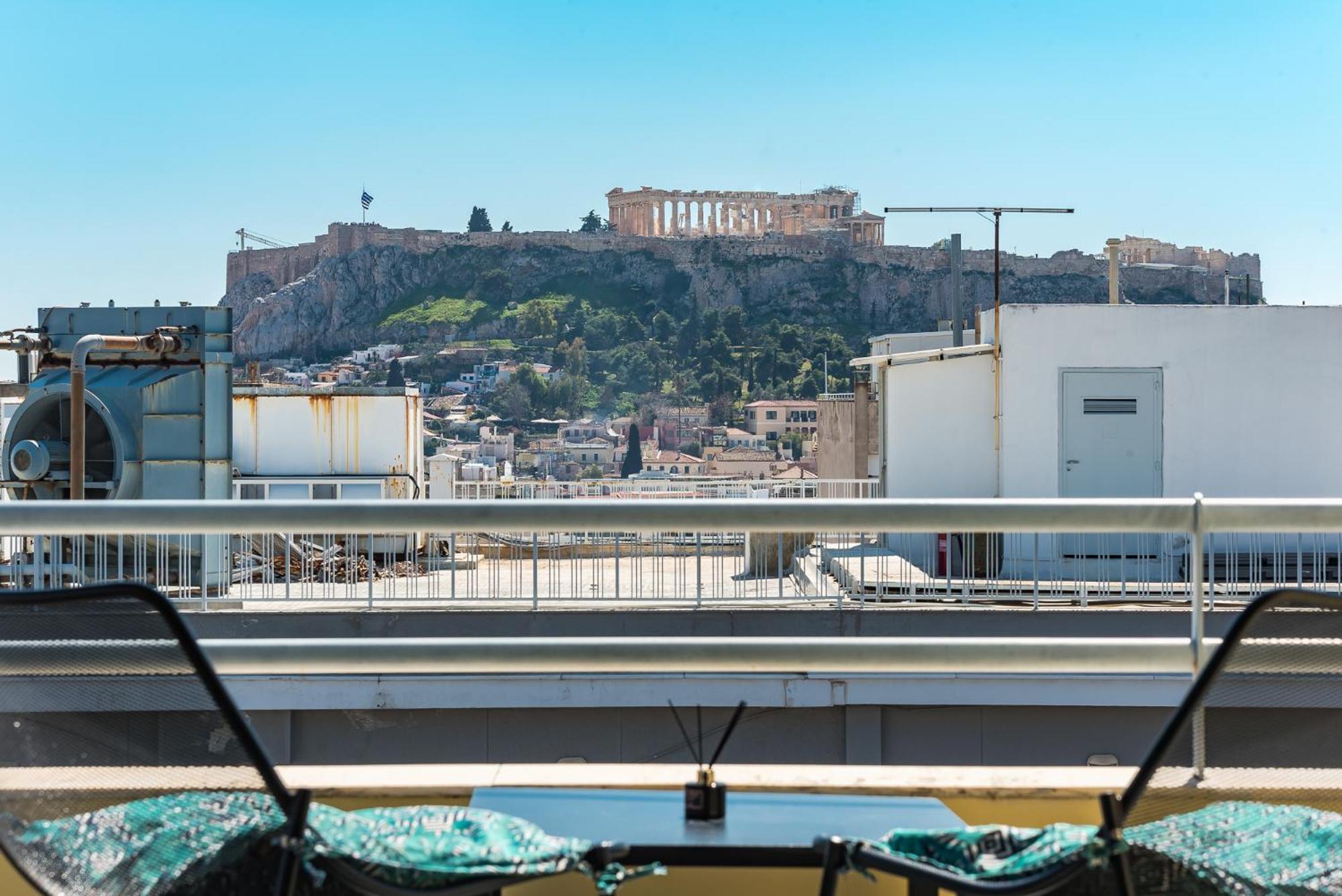 Acropolis View Mini Sky Suite & Hot Tub Афины Экстерьер фото