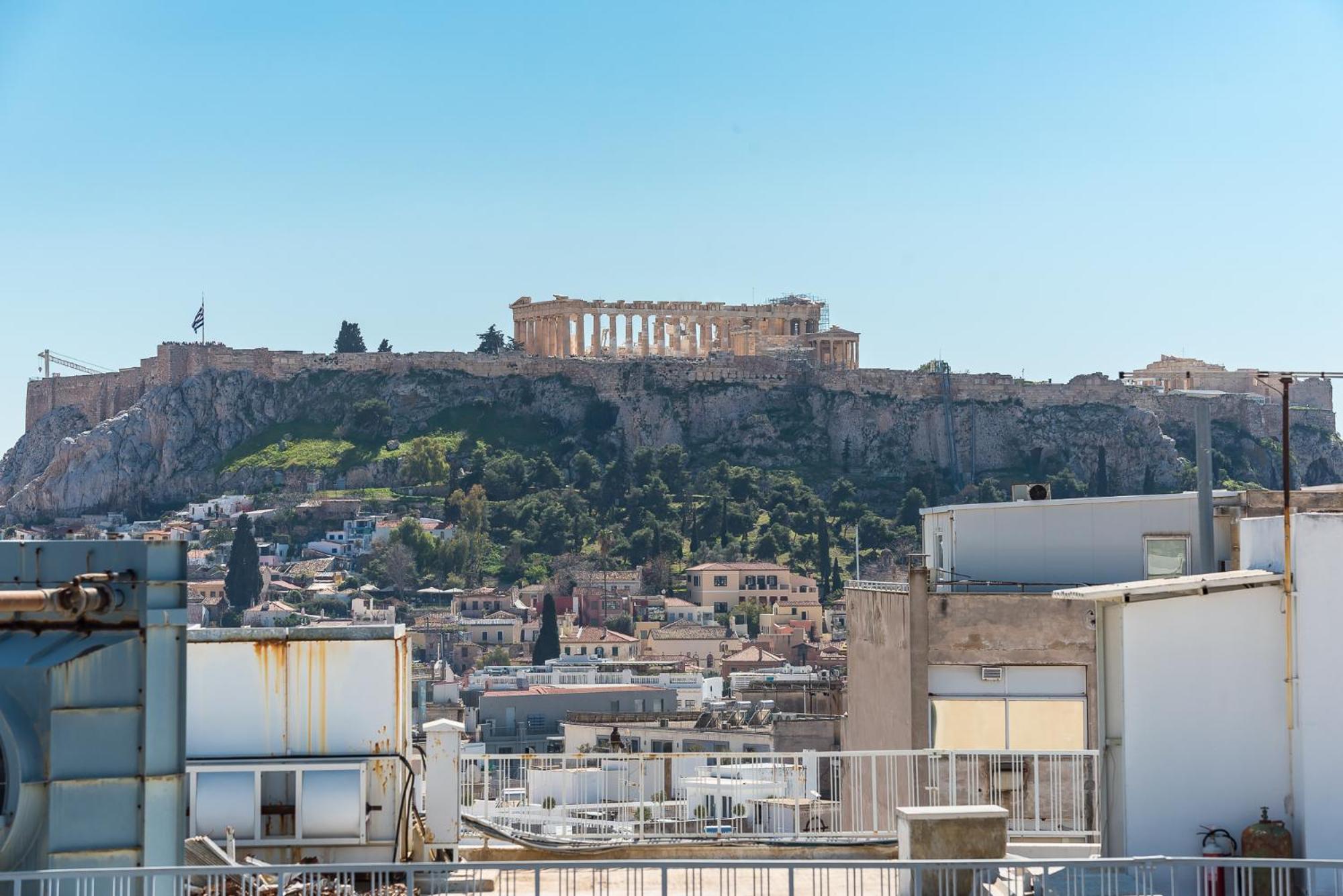 Acropolis View Mini Sky Suite & Hot Tub Афины Экстерьер фото