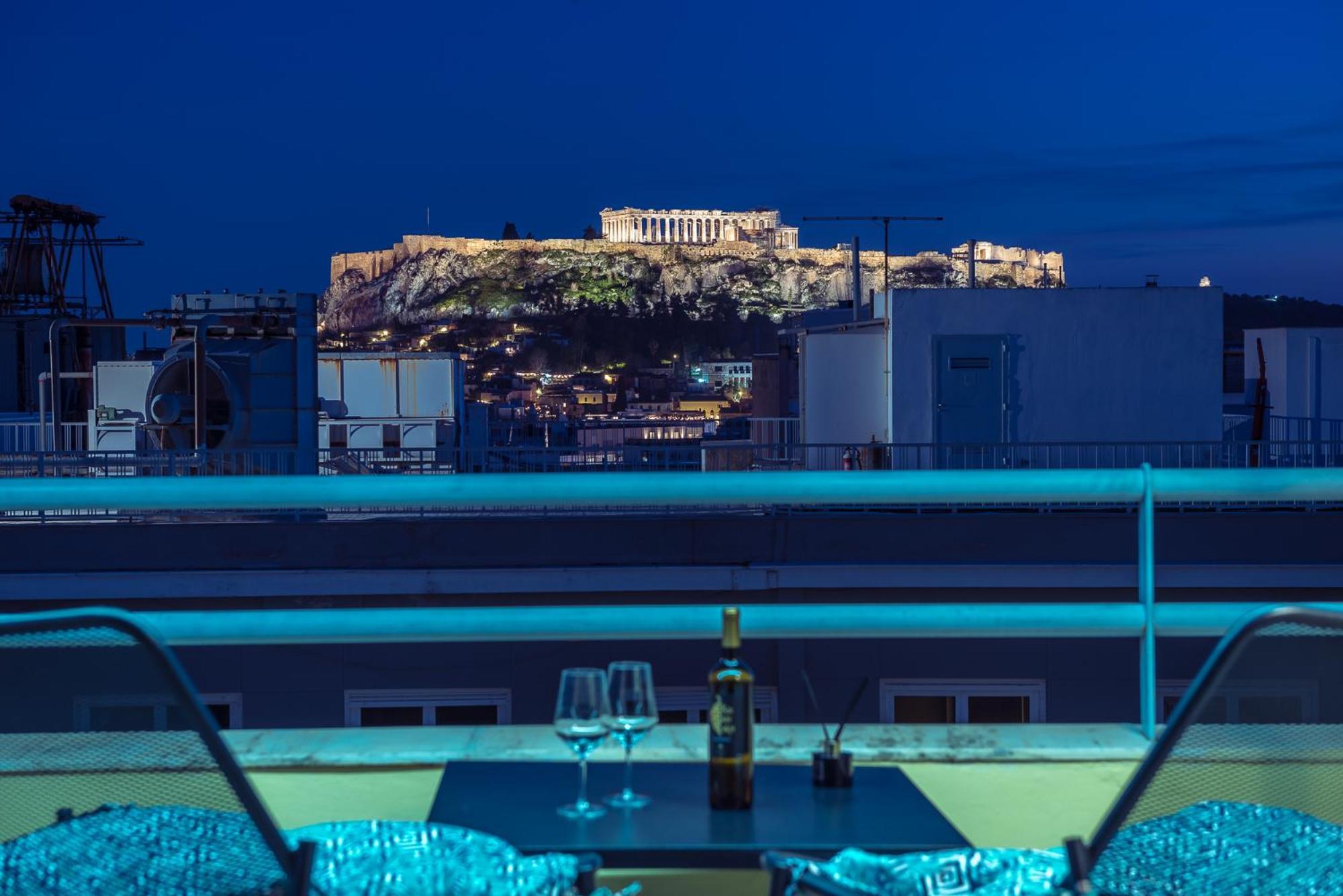 Acropolis View Mini Sky Suite & Hot Tub Афины Экстерьер фото